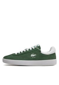 Lacoste Sneakersy Basehot 746SMA0065 Zielony. Kolor: zielony. Materiał: skóra, zamsz #5