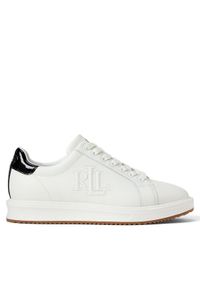 Lauren Ralph Lauren - LAUREN RALPH LAUREN Sneakersy 802959226001 Biały. Kolor: biały. Materiał: skóra