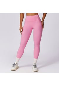 Intica - Legginsy treningowe z wysokim stanem do ćwiczeń Diega. Stan: podwyższony. Kolor: różowy. Materiał: materiał. Sport: fitness