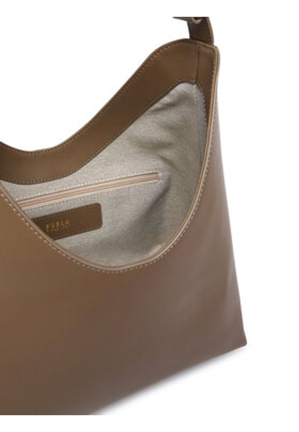 Furla Torebka Goccia M WB01499 BX3104 CN 4903S Szary. Kolor: szary. Materiał: skórzane