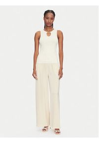 Marciano Guess Bluzka 5GGR09 5869Z Biały Slim Fit. Kolor: biały. Materiał: syntetyk, wiskoza #3