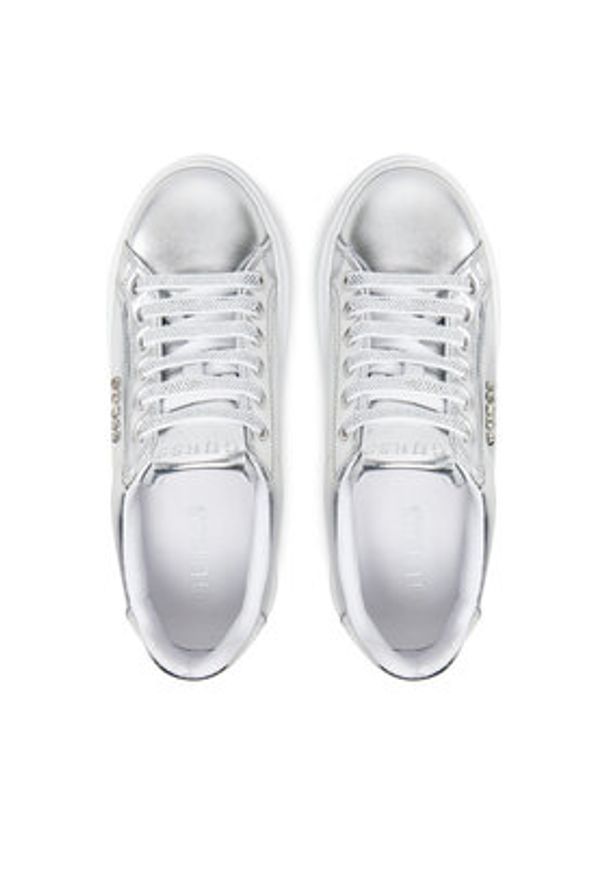 Guess Sneakersy FLJMRI LEL12 Srebrny. Kolor: srebrny. Materiał: skóra