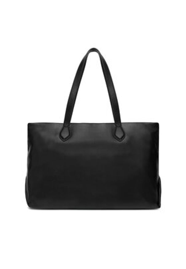 Love Moschino - LOVE MOSCHINO Torebka JC4358PP0NKN0000 Czarny. Kolor: czarny. Materiał: skórzane