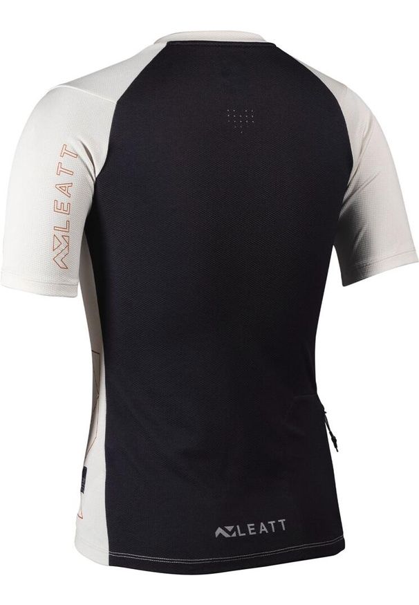 LEATT - Koszulka rowerowa damska Leatt Jersey MTB Trail 2.0. Kolor: brązowy, szary, wielokolorowy. Materiał: jersey