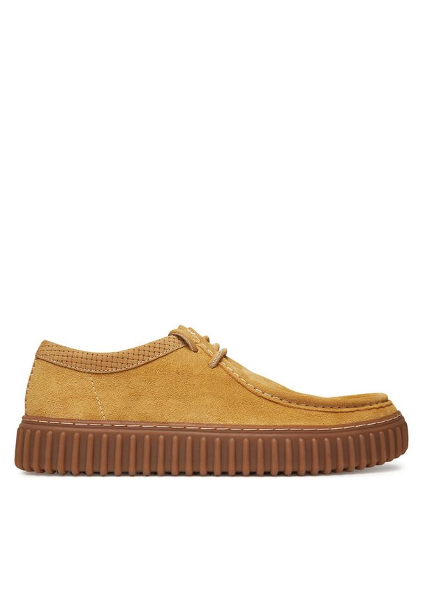 Półbuty Clarks. Kolor: żółty