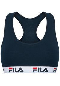 Fila Biustonosz top FU6042 Granatowy. Kolor: niebieski. Materiał: bawełna #4