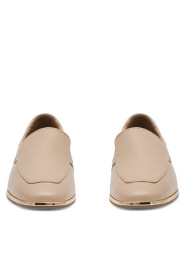 Lasocki Lordsy WB-BIANCA-29C Beżowy. Kolor: beżowy. Materiał: skóra