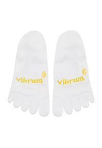 Vibram Fivefingers Skarpety stopki unisex Ghost S15G01 Biały. Kolor: biały. Materiał: materiał