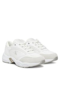 Calvin Klein Jeans Sneakersy Retro Tennis Mg Mix YW0YW01743 Biały. Kolor: biały. Materiał: materiał #6