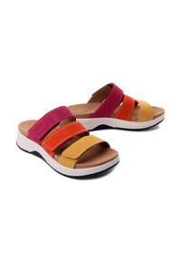 Josef Seibel Estelle 11 97311 380 837 amber-multi, klapki damskie. Okazja: na co dzień. Kolor: wielokolorowy. Materiał: skóra. Styl: casual #1