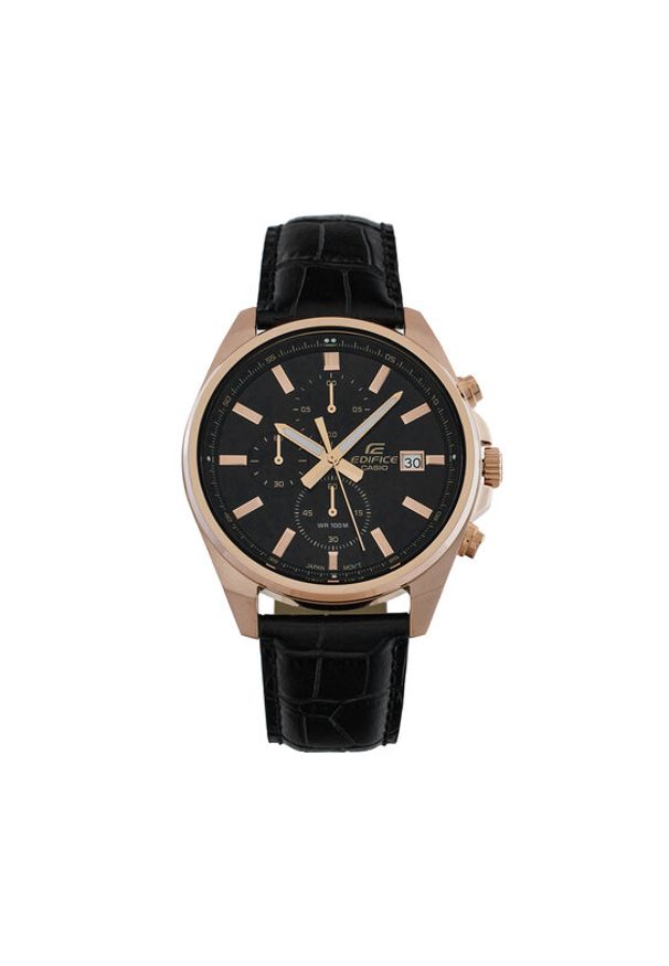 Casio Zegarek Edefice EFV-610ECL-1AUEF Różowe złoto. Kolor: złoty, różowy, wielokolorowy