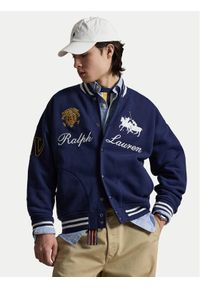 Polo Ralph Lauren Bluza 710B14220001 Granatowy Relaxed Fit. Typ kołnierza: polo. Kolor: niebieski. Materiał: bawełna #1