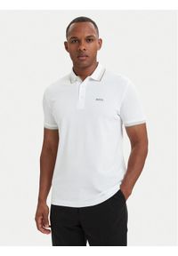 BOSS Polo Paddy 50469055 Beżowy jasny Regular Fit. Typ kołnierza: polo. Kolor: beżowy. Materiał: bawełna #1