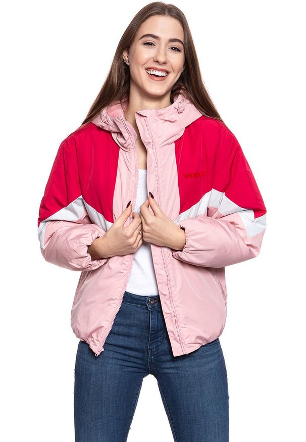 Wrangler - DAMSKA KURTKA WRANGLER COLOUR BLOCK JACKET BRIDAL ROSE W4N9WBP01 112129167