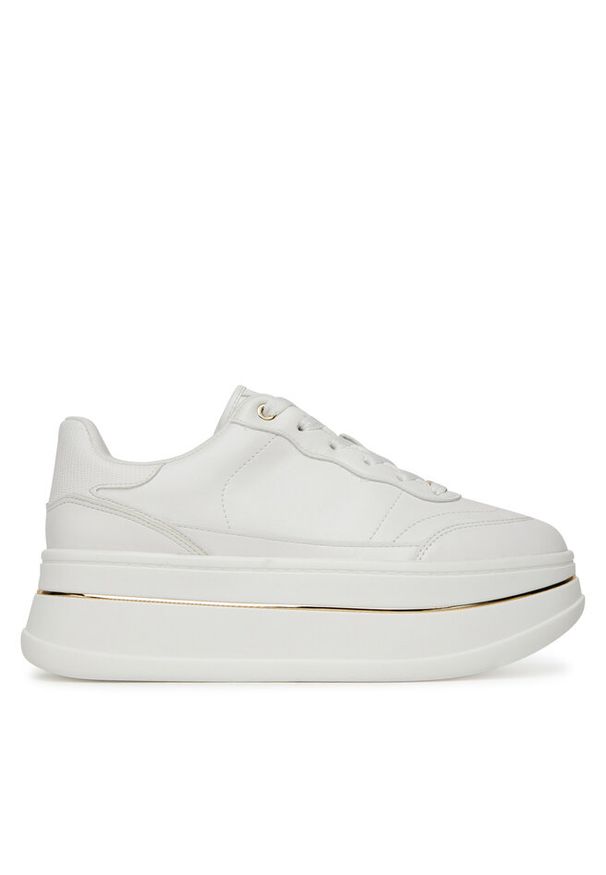 Sneakersy DeeZee. Kolor: biały