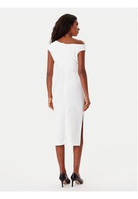 Rinascimento Sukienka koktajlowa CFC0125334003 Biały Slim Fit. Kolor: biały. Materiał: syntetyk. Styl: wizytowy