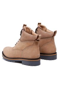 Badura Trapery MI08-BOWER-01 Beżowy. Kolor: beżowy. Materiał: skóra, nubuk #2