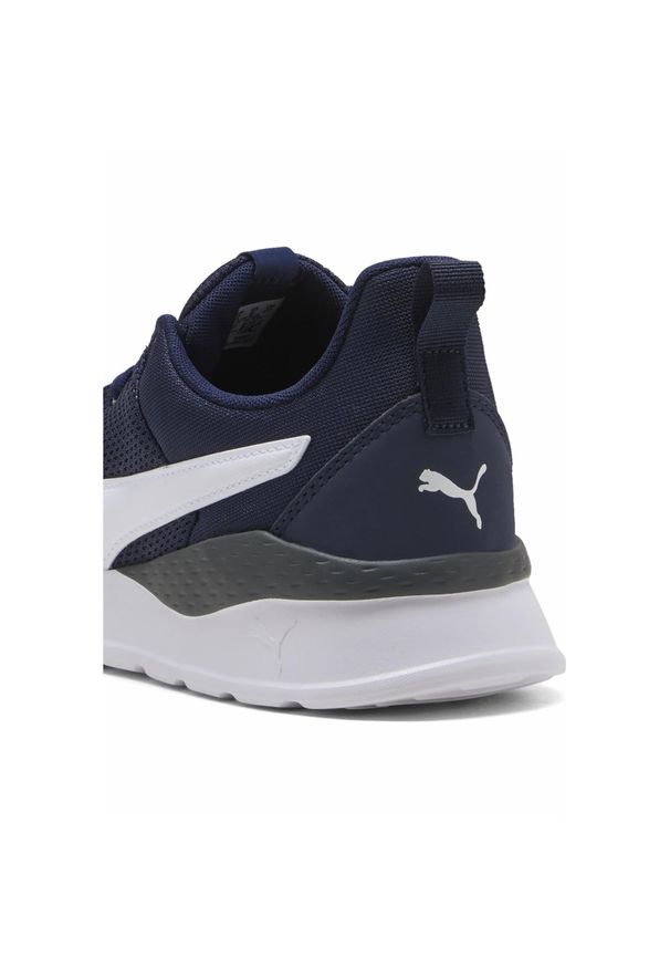 Puma - Buty sportowe Anzarun Lite PUMA Peacoat White Blue. Kolor: biały, wielokolorowy, niebieski. Materiał: materiał, syntetyk, tkanina