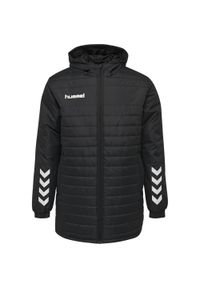 Hummel - Kurtka dziecięca HUMMEL hmlPROMO KIDS BENCH JACKET. Kolor: czarny. Sport: fitness, piłka nożna