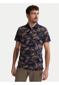 Petrol Industries Polo M-1050-POL911 Granatowy Regular Fit. Typ kołnierza: polo. Kolor: niebieski. Materiał: bawełna #1