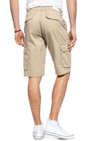 Wrangler - SPODENKI WRANGLER CARGO SHORT SAND W15DKC58N 112126791. Materiał: materiał #4