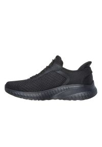 skechers - Buty do chodzenia damskie Skechers 117504BBK. Zapięcie: sznurówki. Kolor: czarny. Materiał: syntetyk, tkanina, materiał. Szerokość cholewki: normalna. Sport: turystyka piesza