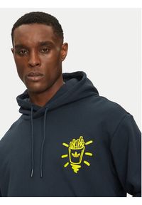 Adidas - adidas Bluza Q12 Street Burger JN5694 Granatowy Loose Fit. Kolor: niebieski. Materiał: bawełna. Styl: street #2