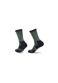 NA GIEAN - Skarpety Trekkingowe Na Giean Boulder Way Medium Crew Green Maze. Kolor: czarny, wielokolorowy, zielony. Sport: outdoor #1