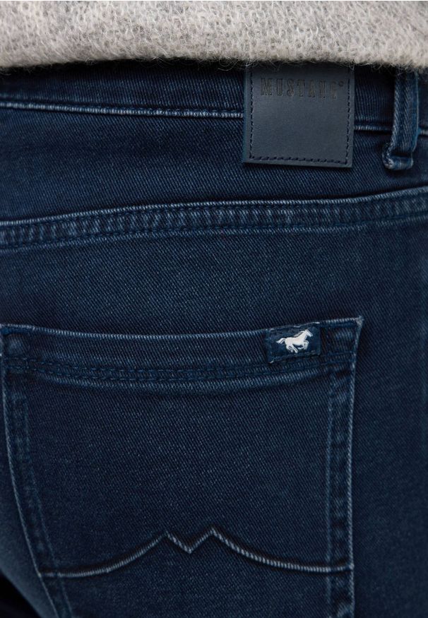 Damskie Spodnie Jeansowe Mustang Style Shelby Slim Denim Blue 1016909 5000 801