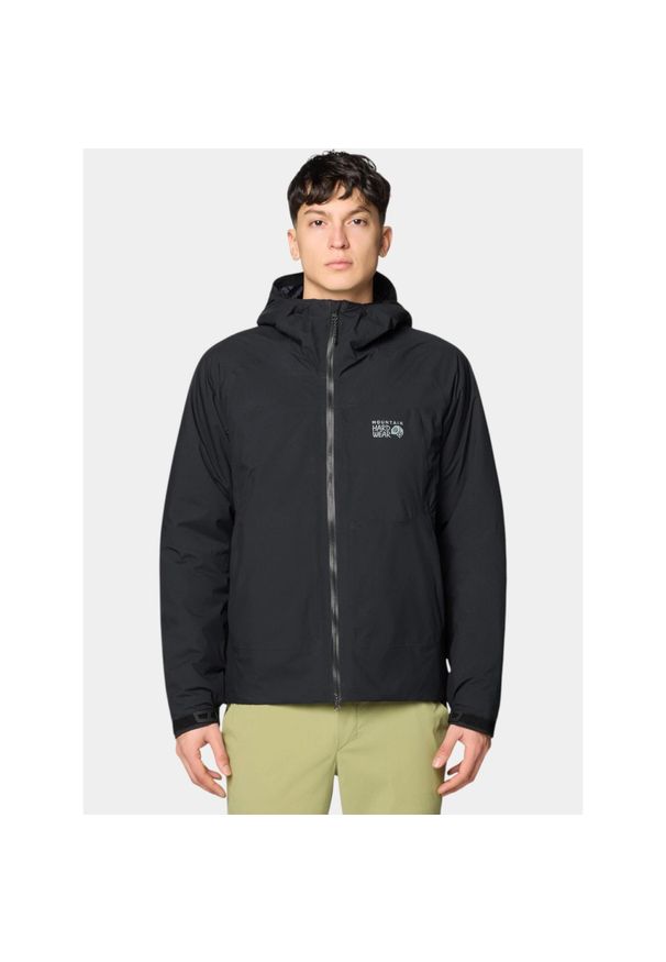 MOUNTAIN HARDWEAR - Kurtka Męska Mountain Hardwear Stretch Ozonic. Kolor: czarny. Sport: turystyka piesza
