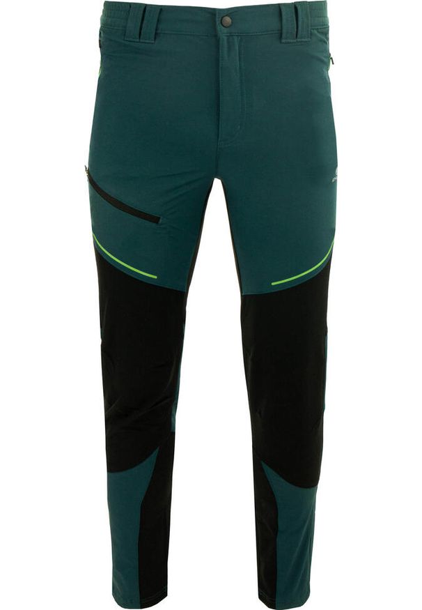 GALEO - Pantalony Męskie Athl DPT Angoon - Sportowe i Trwałe. Kolor: zielony. Materiał: elastan, nylon. Sport: turystyka piesza