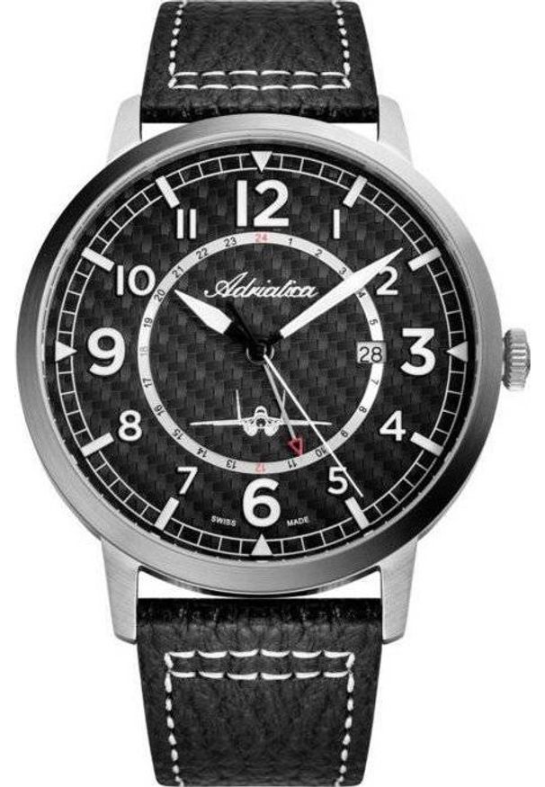 Zegarek Adriatica Zegarek Męski Adriatica na pasku A8284.5224Q - Zegarek Kwarcowy Swiss Made