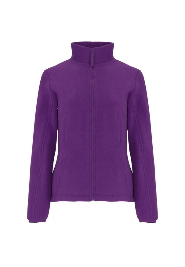 ROLY - Damska Bluza Polarowa Artic Z Pełnym Zamkiem Błyskawicznym. Kolor: fioletowy. Materiał: polar. Sezon: zima. Sport: turystyka piesza