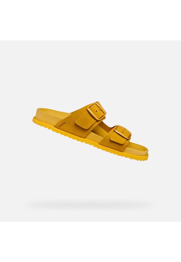 Chaussures Femme Geox D558RA Jaune Jaune. Kolor: żółty. Sezon: lato