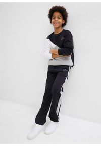 bonprix - Spodnie sportowe z czystej bawełny organicznej. Kolor: czarny. Materiał: bawełna. Styl: sportowy #2