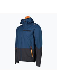 CMP - Kurtka softshell męska CMF Zip Hood. Kolor: niebieski. Materiał: softshell