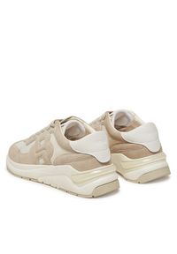 BOSS Sneakersy Skylar Runn 50541600 Beżowy. Kolor: beżowy. Materiał: zamsz, skóra #3