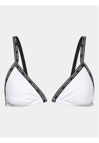 Calvin Klein Swimwear Góra od bikini KW0KW01977 Biały. Kolor: biały. Materiał: syntetyk