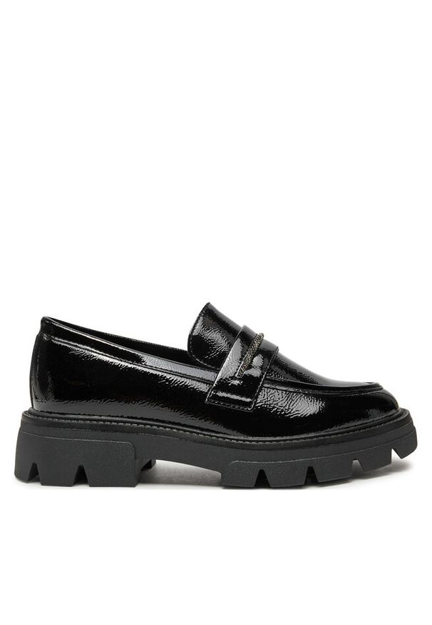 Loafersy s.Oliver. Kolor: czarny