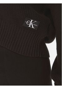 Calvin Klein Jeans Kardigan J20J221973 Czarny Regular Fit. Kolor: czarny. Materiał: bawełna