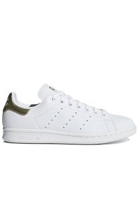 Adidas - Buty adidas Stan Smith EE8836 - białe. Okazja: na co dzień. Zapięcie: pasek. Kolor: biały. Materiał: syntetyk, skóra, guma. Szerokość cholewki: normalna. Wzór: gładki, paski. Sezon: lato. Model: Adidas Stan Smith #1
