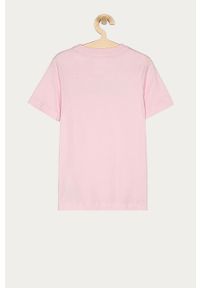 Nike Kids - T-shirt dziecięcy 122-166 cm. Okazja: na co dzień. Kolor: różowy. Materiał: bawełna, dzianina. Wzór: nadruk. Styl: casual #2
