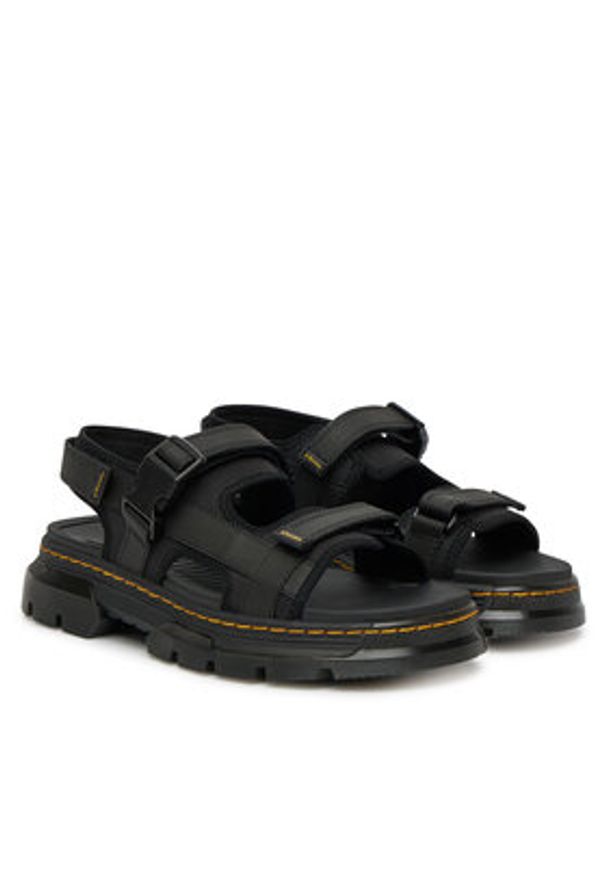 Dr. Martens Sandały DM31560001 Czarny. Kolor: czarny. Materiał: skóra