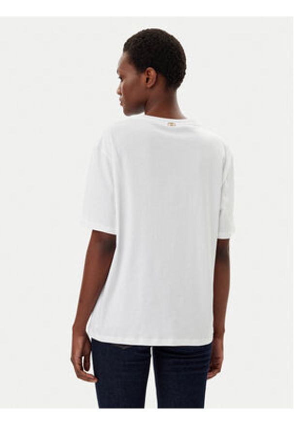 Liu Jo T-Shirt WA5146 JS923 Biały Regular Fit. Kolor: biały. Materiał: bawełna