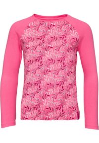ZONE PERFECT - Koszulka dziewczęca LOAP Bilara długi rękaw róż 146-152. Okazja: na uczelnię. Kolor: różowy. Materiał: bawełna. Długość rękawa: długi rękaw. Długość: długie. Wzór: nadruk, kolorowy #2