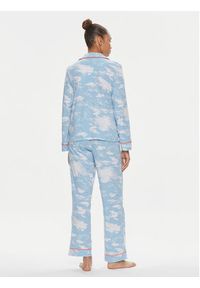 DKNY Piżama YI80003 Niebieski Regular Fit. Kolor: niebieski. Materiał: bawełna #2