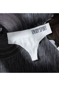 Intica - Figi brazyliany sportowe z elastycznym pasem Neige. Kolor: biały. Materiał: materiał