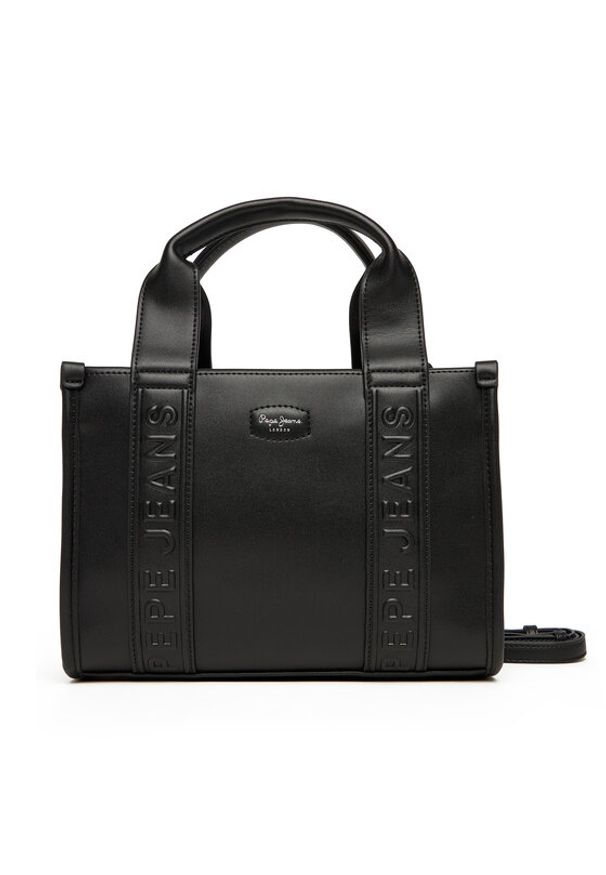 Pepe Jeans Torebka Zadie Marrel PL0300008 Czarny. Kolor: czarny. Materiał: skórzane