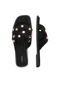 DeeZee Klapki CEO-HY2650-4 Czarny. Kolor: czarny. Materiał: materiał #8