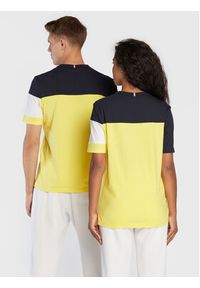 Le Coq Sportif T-Shirt Unisex Saison 2 2220294 Żółty Regular Fit. Kolor: żółty. Materiał: bawełna #2